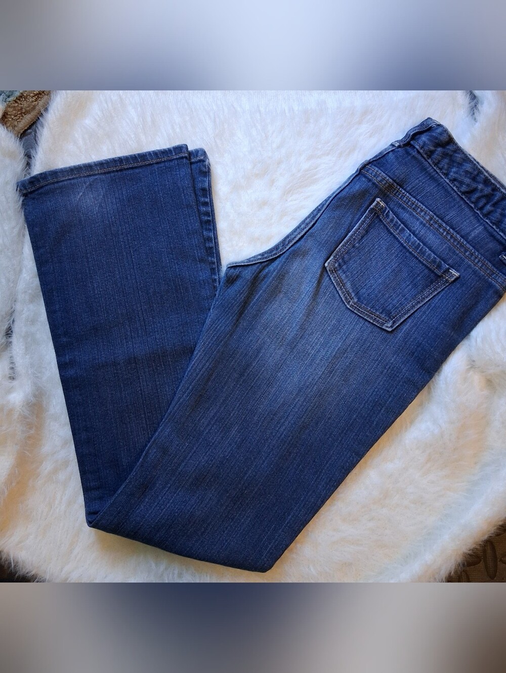 Old Navy Girls Blue Flare Bottom Jeans